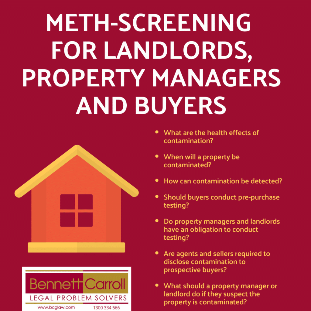 Meth-screening for landlords, property managers and buyers