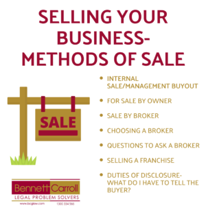 Selling your business