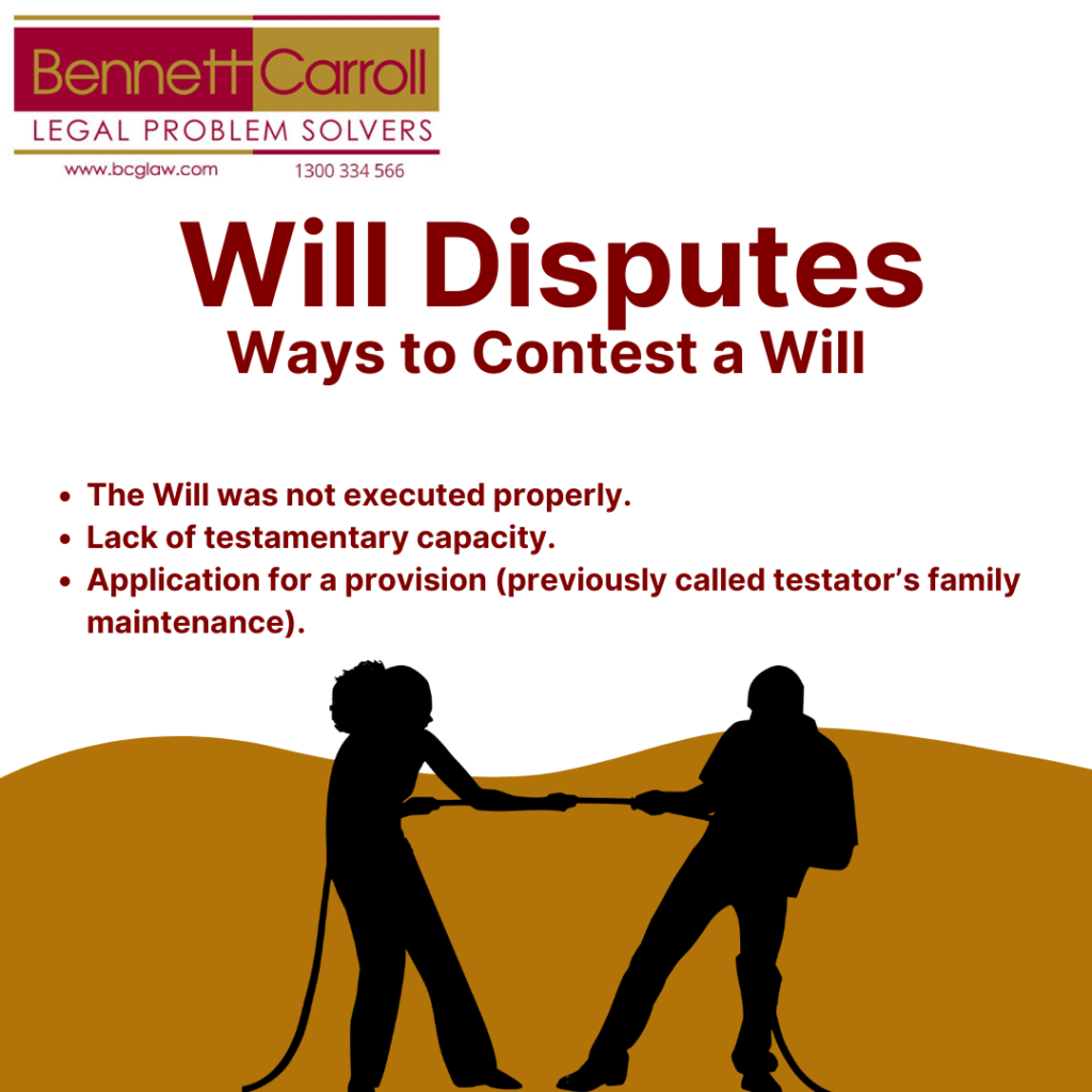 Will & Estate Disputes- Ways to Dispute a will lawyer