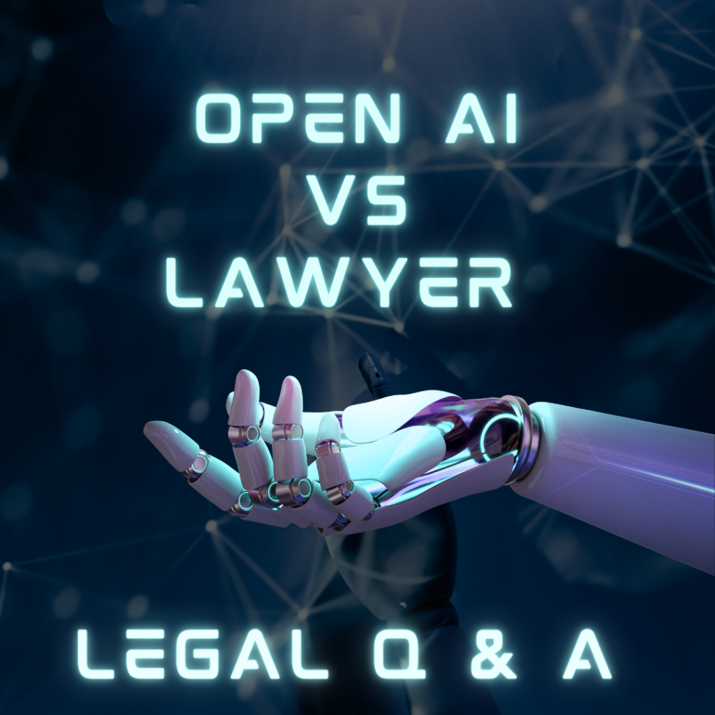 Open AI vs Lawyer (Legal Q&A) -