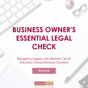 Success in business starts with a solid foundation. 🏢 Whether you're a start-up or an established enterprise, staying on top of your legal obligations is key to long-term growth. Our latest checklist covers the essentials every Queensland business owner should know. Read more: https://www.bcglaw.com.au/business-owners-essential-legal-check-navigating-legality-with-bennett-carroll-solicitors-comprehensive-checklist/