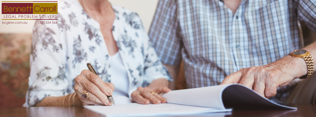 Queensland wills and estate planning lawyers – Bennett Carroll Solicitors provide legal advice on wills, enduring powers of attorney (EPOAs), and estate administration in Brisbane, Ipswich, Kawana, Mermaid Beach, Stafford and Upper Mount Gravatt. Remote and in-office appointments available.