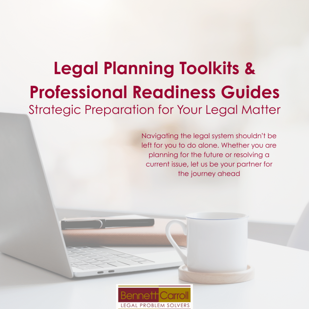 Legal Planning Toolkits & Professional Readiness Guides Legal Planning Toolkits & Professional Readiness Guides
Strategic Preparation for Your Legal Matter
Comprehensive legal readiness toolkits for Queensland residents and Australian property owners, featuring structured estate administration checklists and binding financial agreement preparation guides.