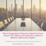 Director Penalty Notices and Small Business Restructuring: What Queensland Directors Need to Know Before a Crisis Hits Understanding your ATO debt obligations and insolvency options early gives Queensland directors more control, not less. Practical legal guidance from Bennett Carroll Solicitors. The ATO issued more than 84,000 Director Penalty Notices in the last financial year alone. That is more than triple the year before. A DPN is not a warning letter. It is a mechanism that makes company tax debt your personal debt, sometimes permanently, and sometimes before you even open the envelope.