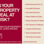 When Your Property Deal Goes Wrong: What Queensland's New Laws Mean for Buyers and Sellers Buying or selling a home is one of the biggest financial decisions most Queenslanders will ever make. And while most transactions go through without a hitch, things do go wrong. Contracts fall over, settlements get missed, deposits are forfeited, and parties end up in costly disputes. What This Guide Covers From the mandatory Form 2 disclosure requirements to handling missed settlement dates, deposit disputes, and ATO clearance traps—this article identifies the most common legal risks in modern Queensland property transactions